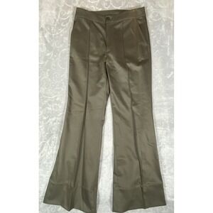 Massimo Dutti Womens Size 8 Kick Flare Trousers Pants Leg Seams Designer‎ Career